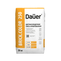Цветная кладочная смесь армированная Dauer BRICK.COLOR 250 кирпичная 50 кг
